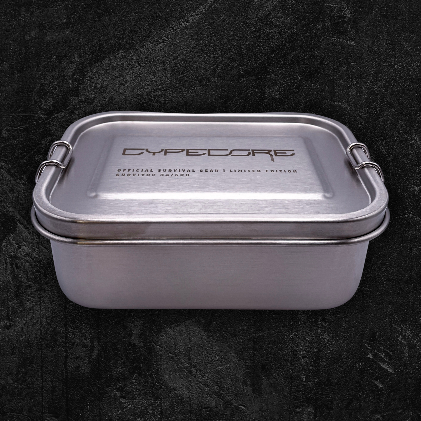 Limited Edition - Official Cypecore Survival Gear - Lunchbox (stainless Steel)