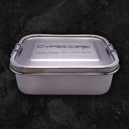 Limited Edition -  Official Cypecore Survival Gear - Lunchbox (stainless Steel)